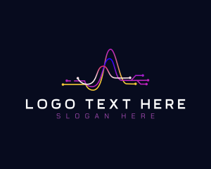 Waves - Tech Digital Waves logo design