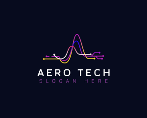 Tech Digital Waves logo design