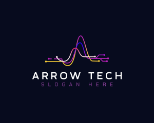 Tech Digital Waves logo design