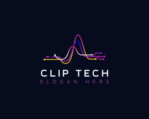 Tech Digital Waves logo design