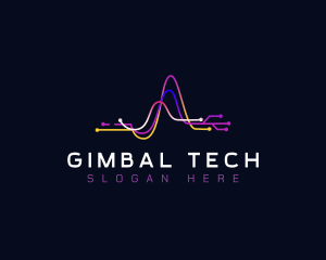 Tech Digital Waves logo design