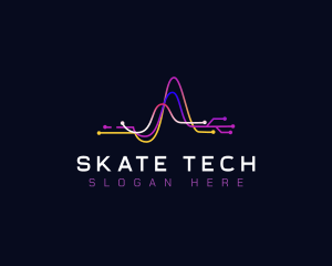 Tech Digital Waves logo design