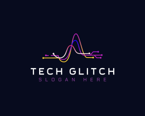 Tech Digital Waves logo design