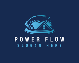 Power Wash House logo design