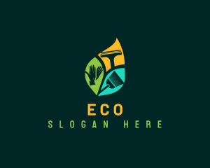 Eco Leaf Housekeeping Logo