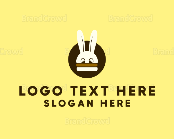 Rabbit Burger Bun Logo