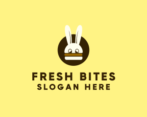 Deli - Rabbit Burger Bun logo design