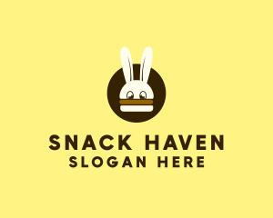 Rabbit Burger Bun logo design