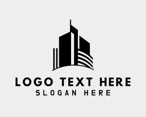 Skyscraper - Apartment Hotel Realtor logo design