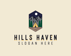 Mountain Forest Camp logo design