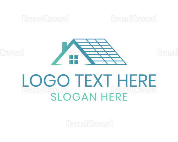 Modern House Roof Logo