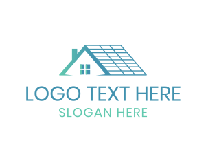 Land - Modern House Roof logo design