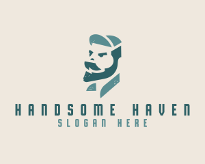 Hipster Worker Guy logo design