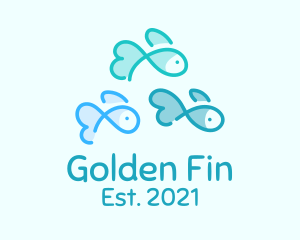 Goldfish - Fish Pet Aquarium logo design