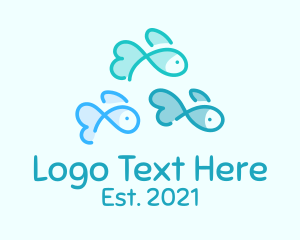 Fish Pet Aquarium  Logo