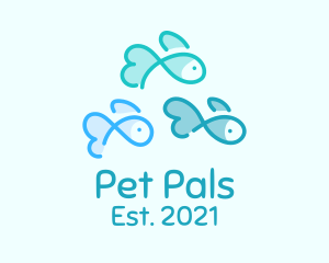 Fish Pet Aquarium  logo design