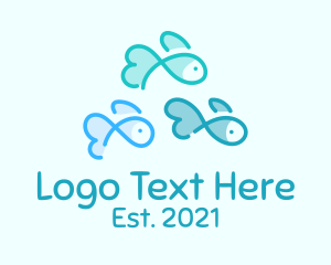 Pet Fish - Fish Pet Aquarium logo design