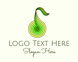 Food Store - Geometric Pear Fruit logo design