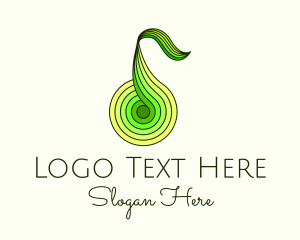 Geometric Pear Fruit  Logo