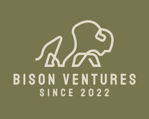 Bison - Wild Bison Livestock logo design