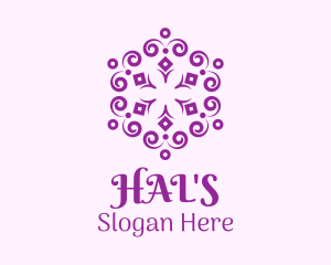 Decoration - Purple Mandala Pattern logo design