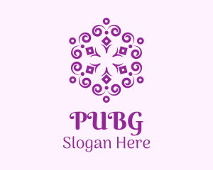 Spa - Purple Mandala Pattern logo design