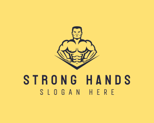 Strong Muscle Gym logo design