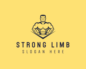 Strong Muscle Gym logo design