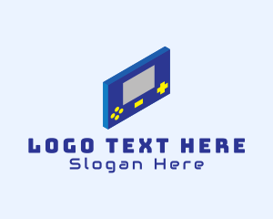 Button - Cool Retro Gaming Toy logo design