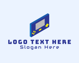 Tetris - Cool Retro Gaming Toy logo design