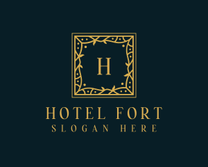 Gold Boutique Hotel logo design