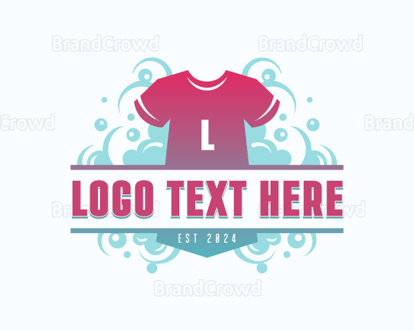 Clothes Laundry Tee Logo