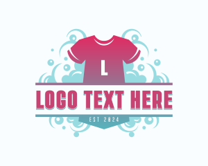 Printing - Clothes Laundry Tee logo design