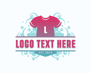 Merchandise - Clothes Laundry Tee logo design