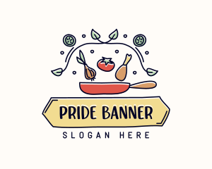 Pan Restaurant Cooking logo design