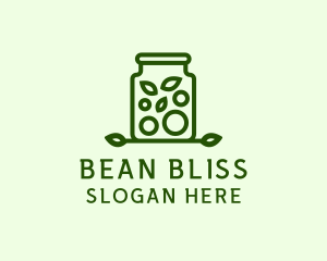 Healthy Greens Jar logo design