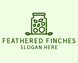 Healthy Greens Jar logo design