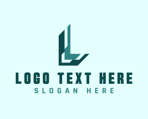 Professional Digital Technology Letter L logo design
