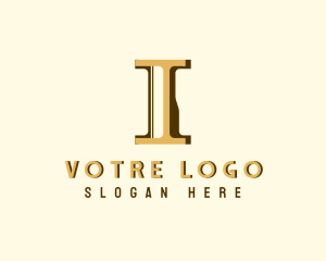 Art Deco Boutique Pillar Logo