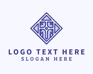 Biblical - Diamond Cross Parish logo design