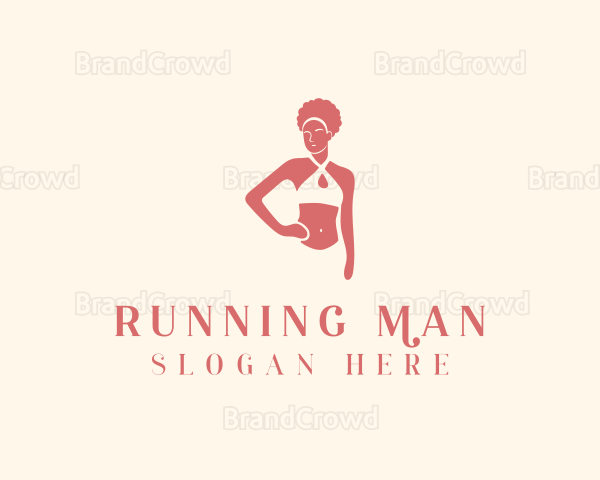 Woman Bikini Lingerie Logo