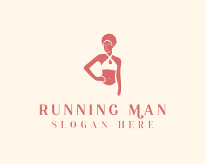 Woman Bikini Lingerie Logo