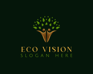 Human Environment Wellness logo design