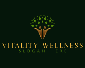 Human Environment Wellness logo design