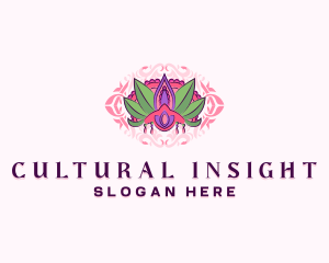 Filipino Floral Fiesta logo design