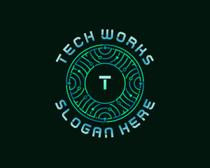 Digital Circuit Tech logo design