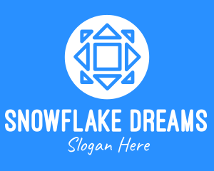 Winter - Winter Ice Snowflake logo design