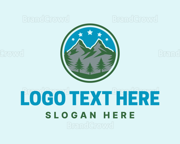 Mountain Outdoor Adventure Logo