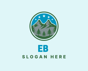 Mountain Outdoor Adventure  Logo