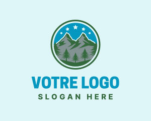 Mountain Outdoor Adventure  Logo